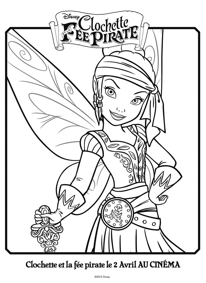 Free printable Tinker Bell coloring page #170547 from Cartoon Characters collection