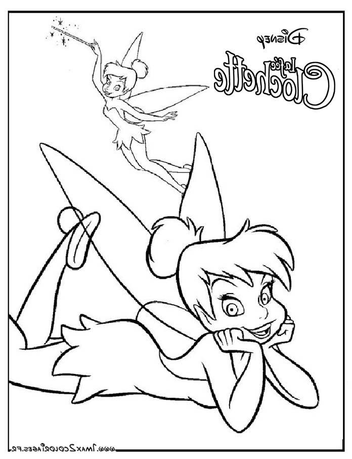 Free printable Tinker Bell coloring page #170548 from Cartoon Characters collection