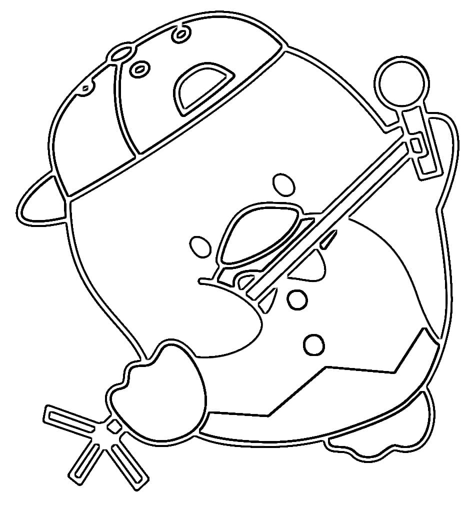 Free printable Tuxedo Sam coloring page #220178 from Cartoon Characters collection Free printable Tuxedo Sam coloring page #220178 from Cartoon Characters collection