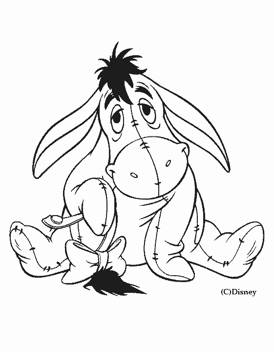 Free printable Winnie the Pooh coloring page #28628 from Cartoon Characters collection