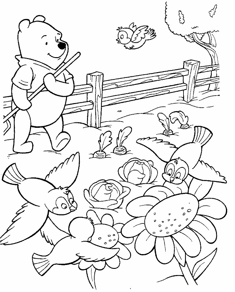 Coloring page: Winnie the Pooh (Cartoon Characters) #28643 - Free Printable Coloring Pages