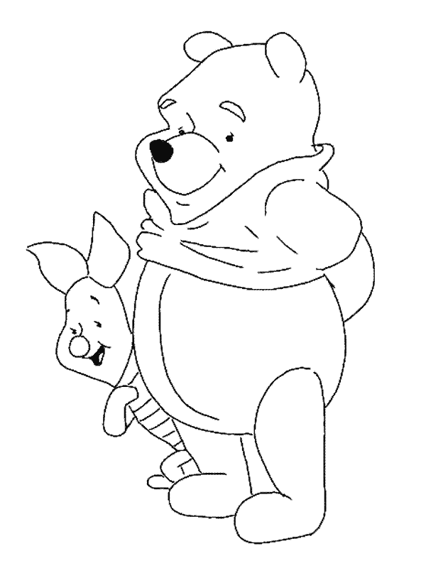 Free printable Winnie the Pooh coloring page #28712 from Cartoon Characters collection