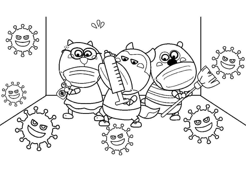 Free printable Wolfoo coloring page #185589 from Cartoon Characters collection
