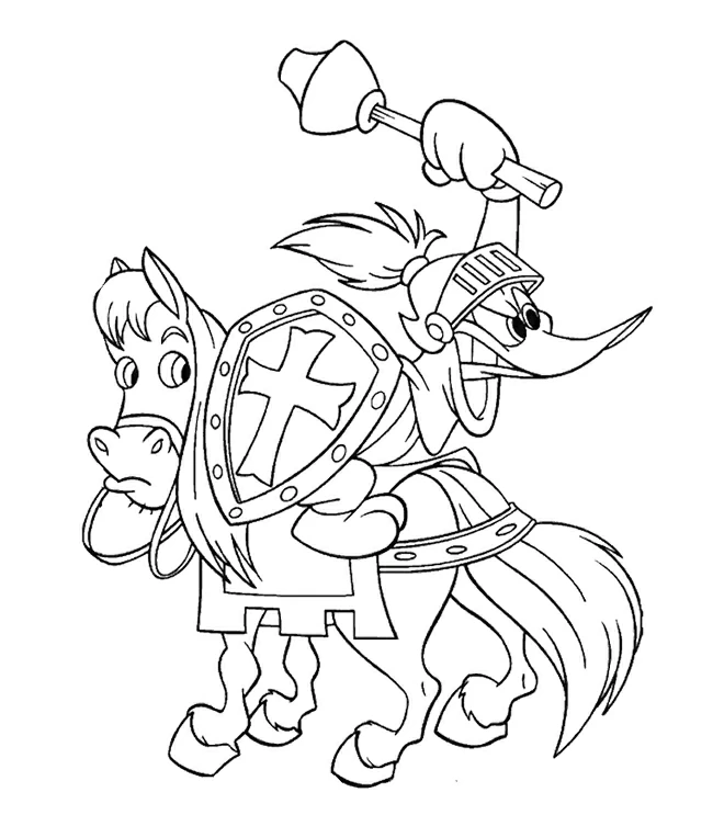 Free printable Woody Woodpecker coloring page #28428 from Cartoon Characters collection Free printable Woody Woodpecker coloring page #28428 from Cartoon Characters collection