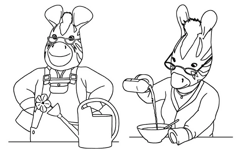 Free printable Zou coloring page #24600 from Cartoon Characters collection