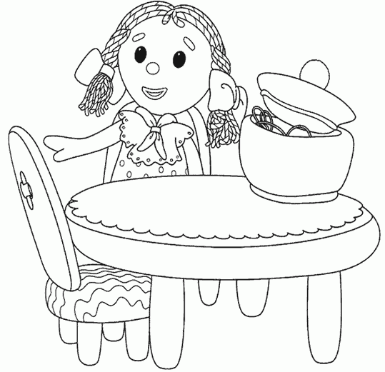 Free printable Andy Pandy coloring page #26740 from Cartoons and Animated Shows collection