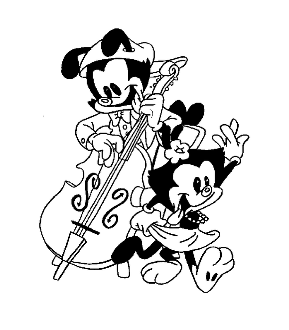 Coloring page: Animaniacs (Cartoons and Animated Shows) #48298 - Free Printable Coloring Pages