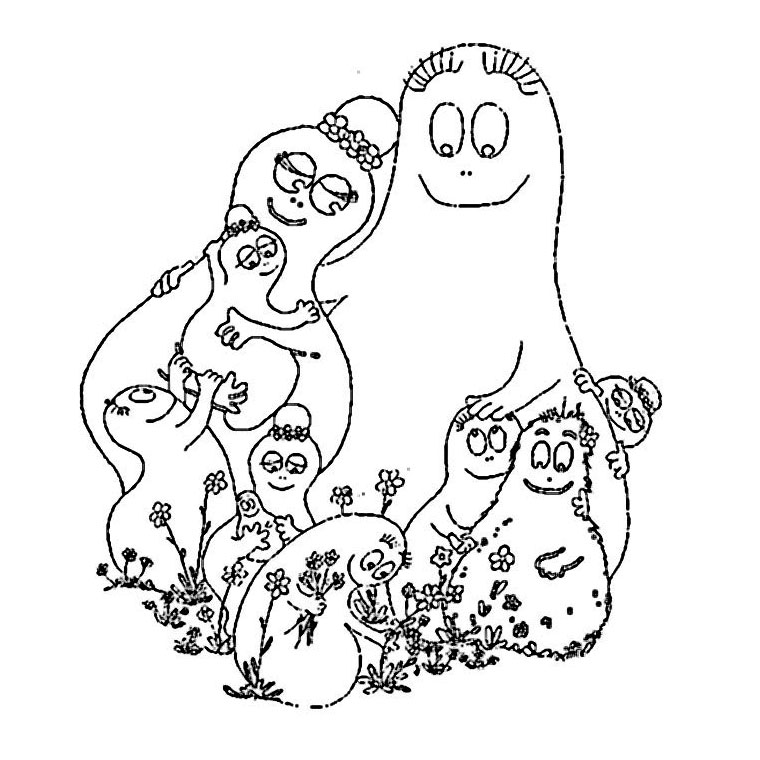 Free printable Barbapapa coloring page #36427 from Cartoons and Animated Shows collection
