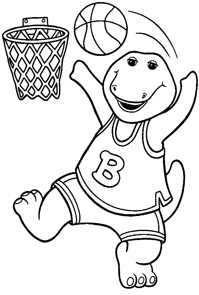 Coloring page: Barney and friends (Cartoons and Animated Shows) #41015 - Free Printable Coloring Pages