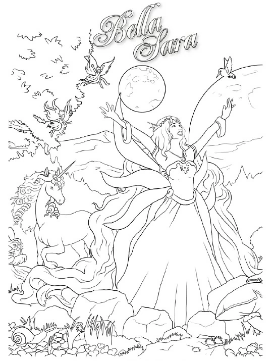 Free printable Bella Sara coloring page #41323 from Cartoons and Animated Shows collection