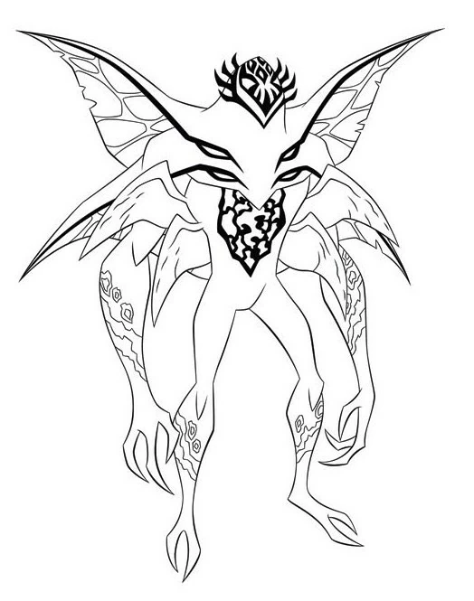 Free printable Ben 10 coloring page #40407 from Cartoons and Animated Shows collection