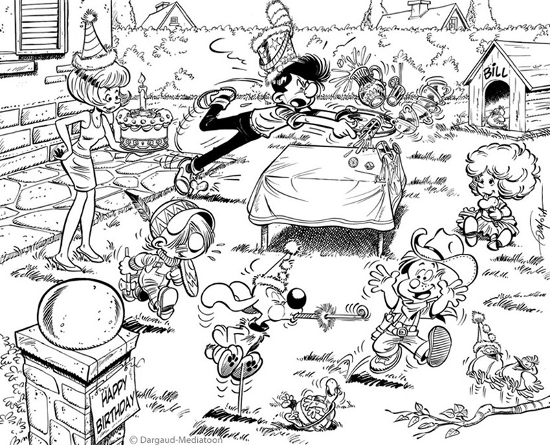 Coloring page: Billy and Buddy (Cartoons and Animated Shows) #25363 - Free Printable Coloring Pages