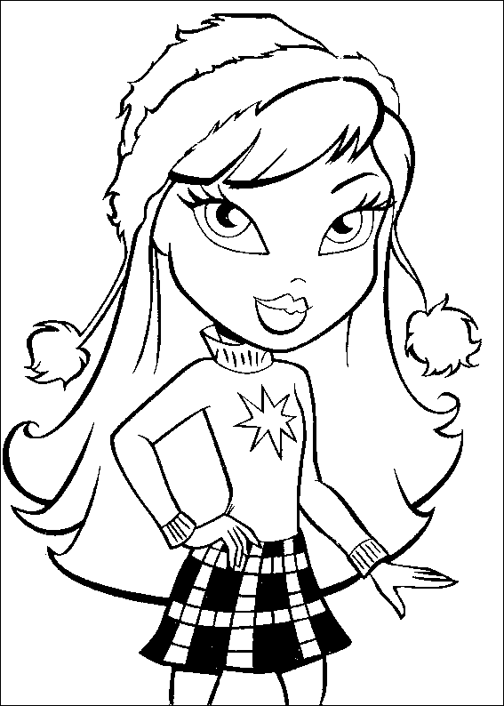 Free printable Bratz coloring page #32384 from Cartoons and Animated Shows collection Free printable Bratz coloring page #32384 from Cartoons and Animated Shows collection