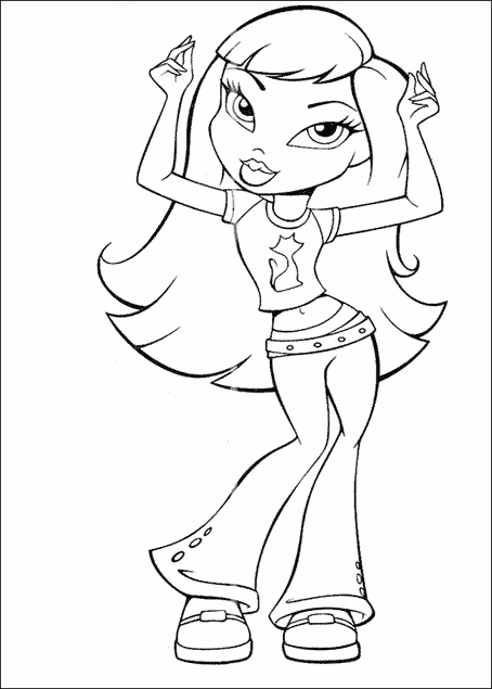 Free printable Bratz coloring page #32516 from Cartoons and Animated Shows collection Free printable Bratz coloring page #32516 from Cartoons and Animated Shows collection
