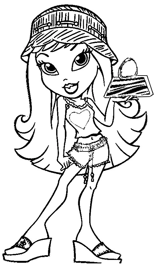 Free printable Bratz coloring page #32607 from Cartoons and Animated Shows collection