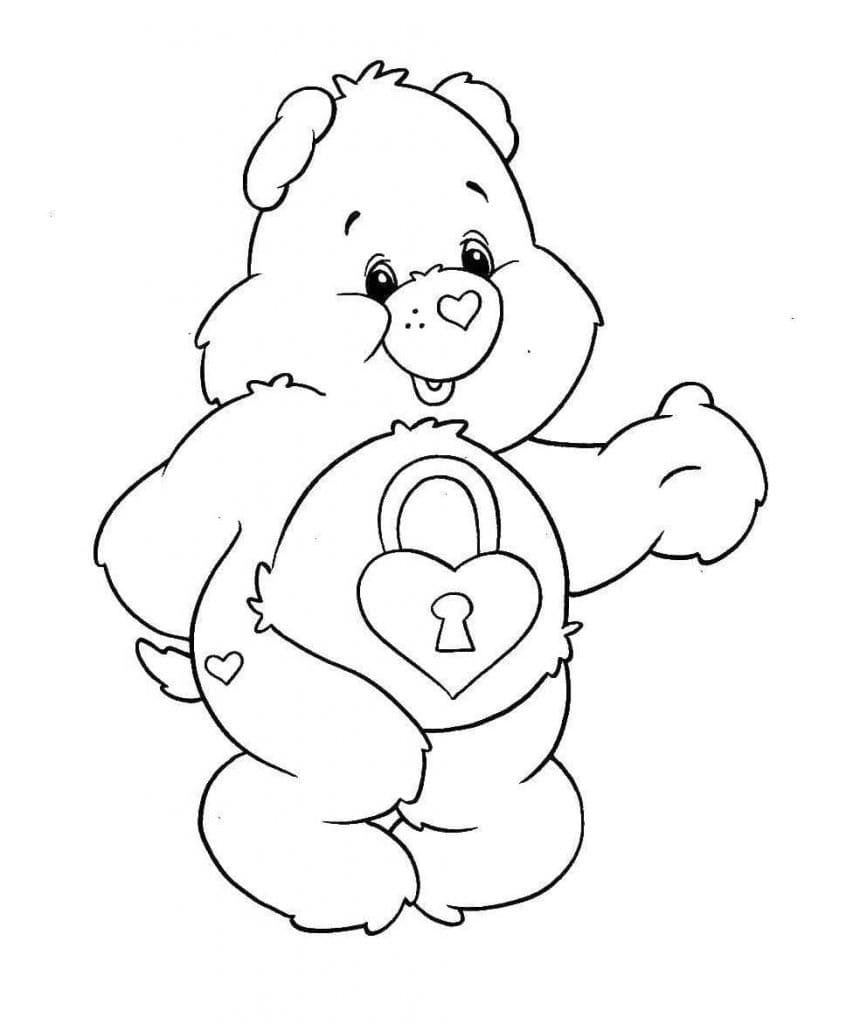 Free printable Care Bears coloring page #185338 from Cartoons and Animated Shows collection