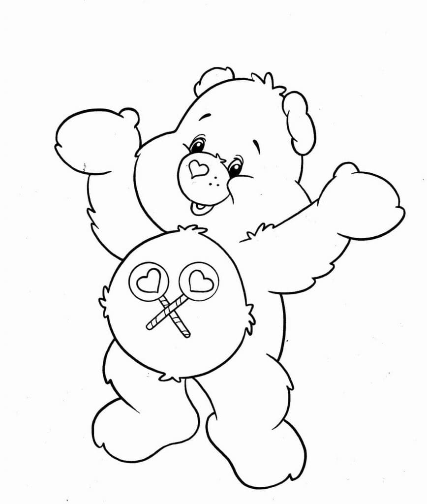 Free printable Care Bears coloring page #185340 from Cartoons and Animated Shows collection