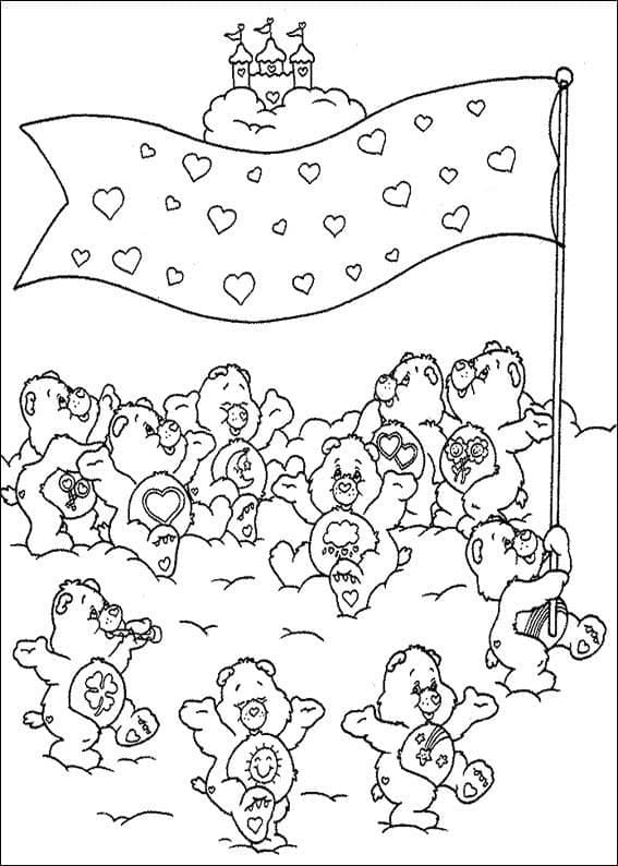 Free printable Care Bears coloring page #185350 from Cartoons and Animated Shows collection