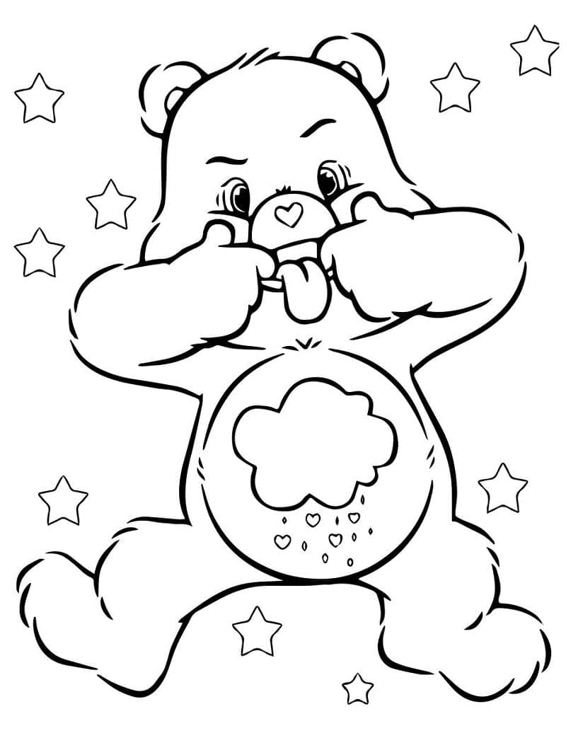 Free printable Care Bears coloring page #185359 from Cartoons and Animated Shows collection