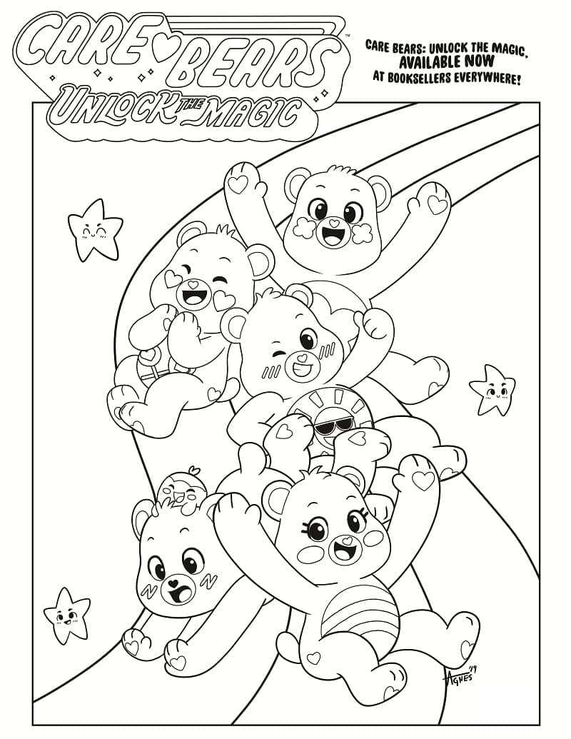 Free printable Care Bears coloring page #185366 from Cartoons and Animated Shows collection