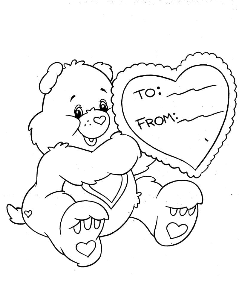 Free printable Care Bears coloring page #185368 from Cartoons and Animated Shows collection