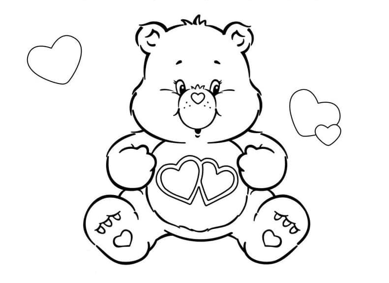 Free printable Care Bears coloring page #185373 from Cartoons and Animated Shows collection