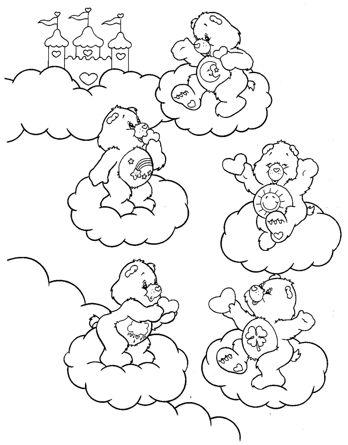 Free printable Care Bears coloring page #37139 from Cartoons and Animated Shows collection