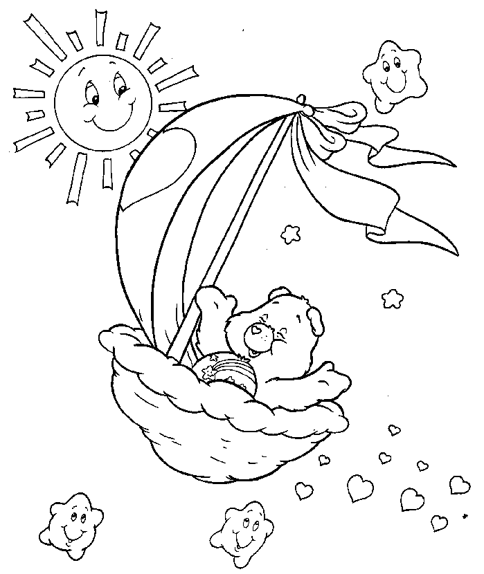 Free printable Care Bears coloring page #37168 from Cartoons and Animated Shows collection