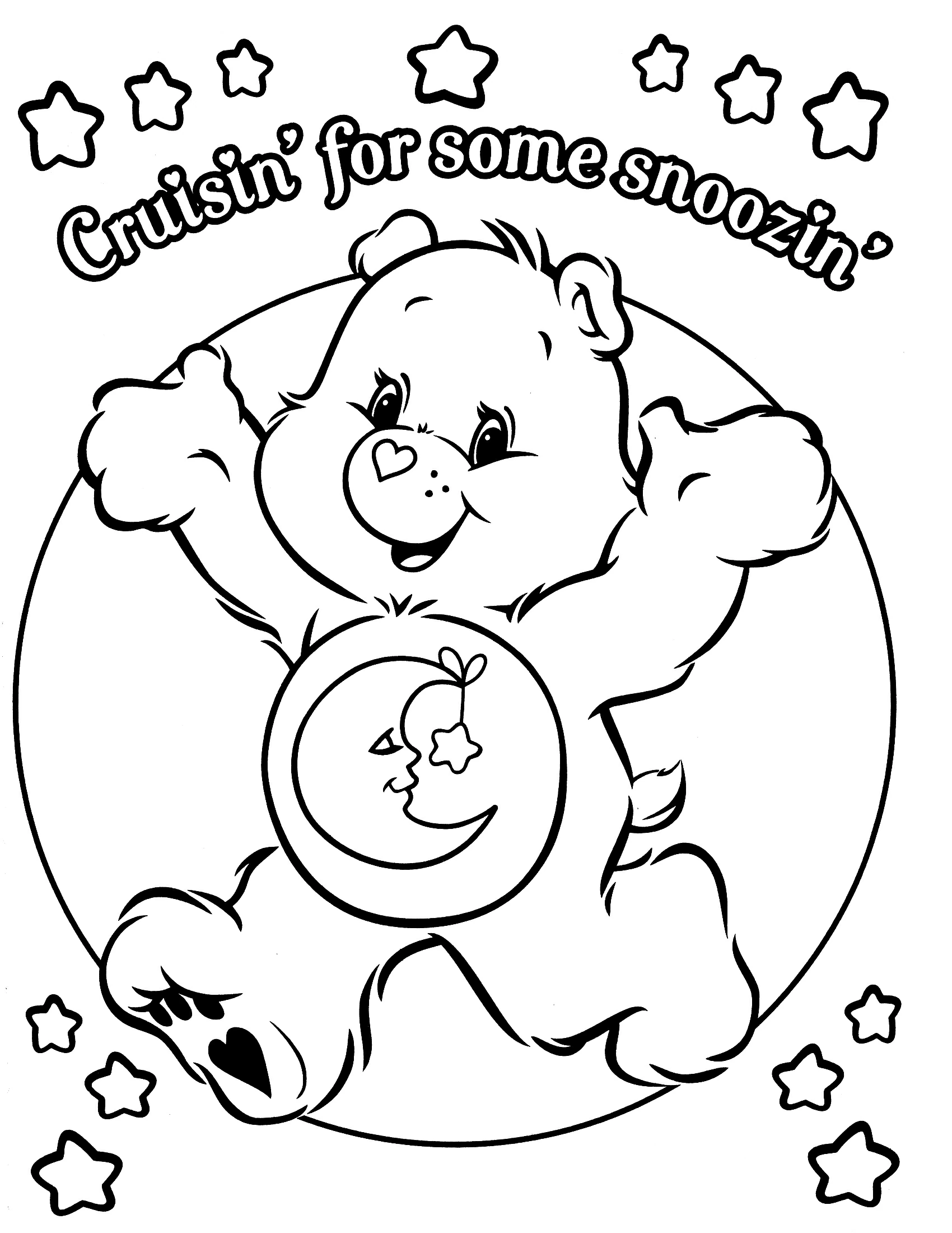 Coloring page: Care Bears (Cartoons and Animated Shows) #37254 - Free Printable Coloring Pages