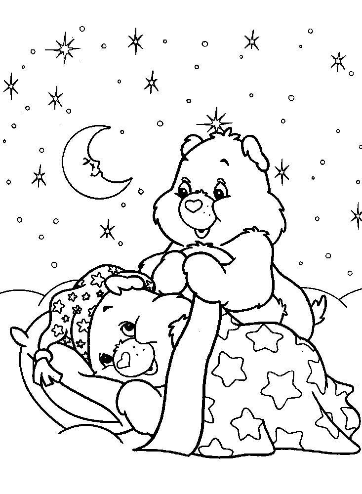 Free printable Care Bears coloring page #37341 from Cartoons and Animated Shows collection