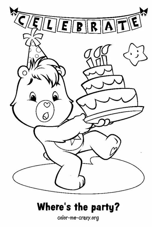 Free printable Care Bears coloring page #37347 from Cartoons and Animated Shows collection