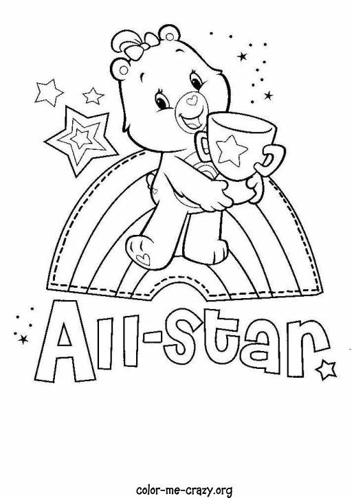 Free printable Care Bears coloring page #37352 from Cartoons and Animated Shows collection