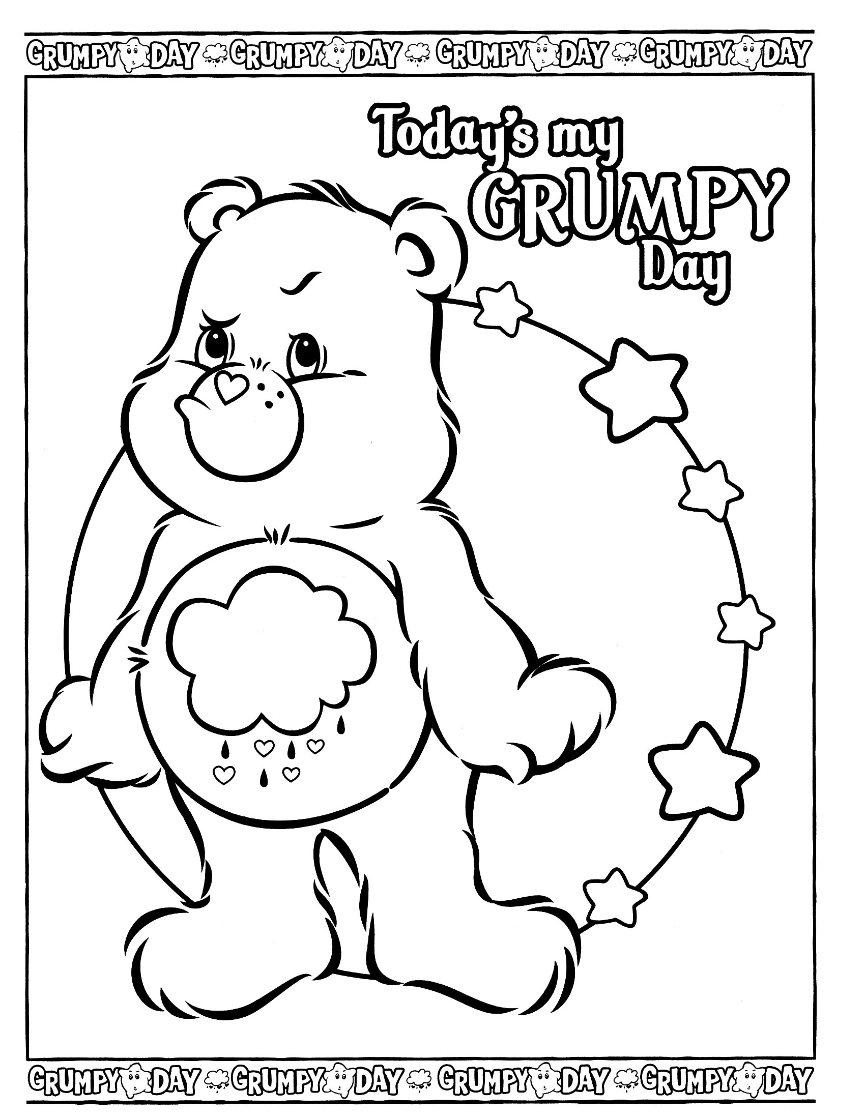 Coloring page: Care Bears (Cartoons and Animated Shows) #37375 - Free Printable Coloring Pages