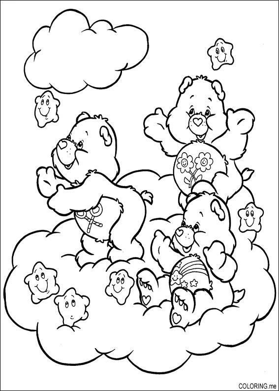 Free printable Care Bears coloring page #37441 from Cartoons and Animated Shows collection