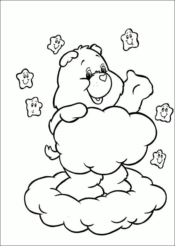 Free printable Care Bears coloring page #37470 from Cartoons and Animated Shows collection