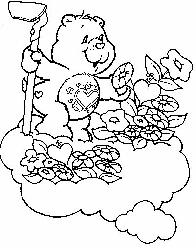Free printable Care Bears coloring page #37504 from Cartoons and Animated Shows collection
