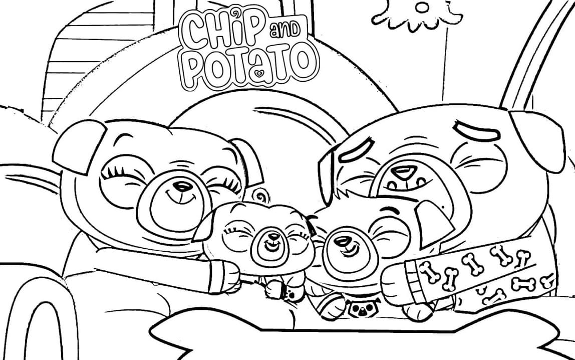 Free printable Chip and Potato coloring page #199126 from Cartoons and Animated Shows collection Free printable Chip and Potato coloring page #199126 from Cartoons and Animated Shows collection