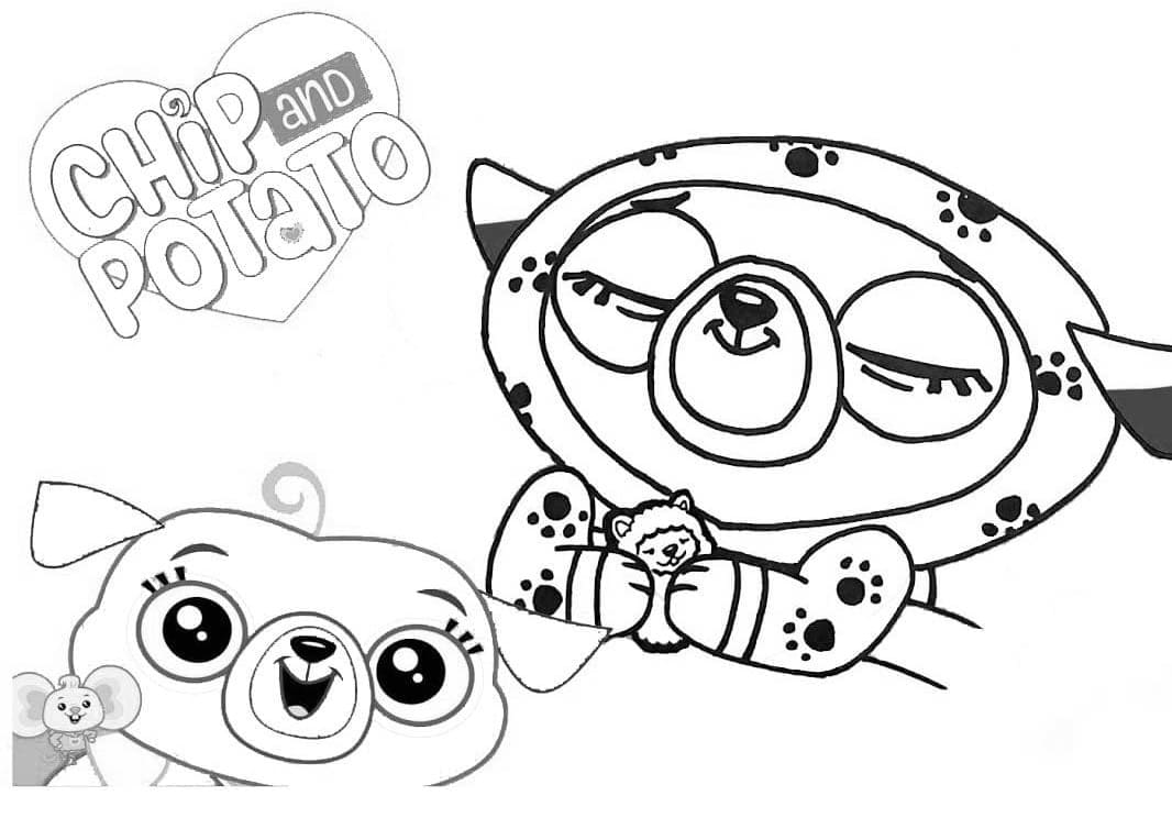 Free printable Chip and Potato coloring page #199155 from Cartoons and Animated Shows collection Free printable Chip and Potato coloring page #199155 from Cartoons and Animated Shows collection