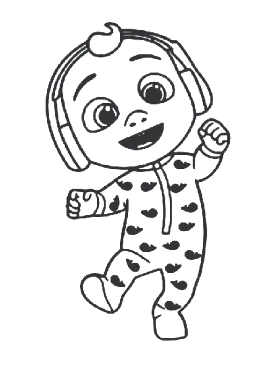 Free printable CoComelon coloring page #203468 from Cartoons and Animated Shows collection