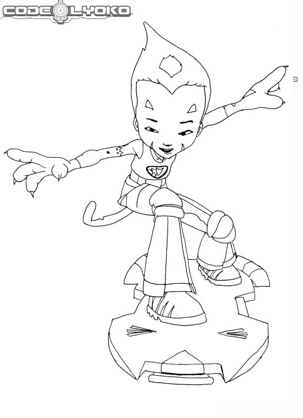Free printable Code Lyoko coloring page #204630 from Cartoons and Animated Shows collection