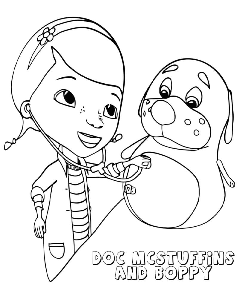 Free printable Doc McStuffins coloring page #187222 from Cartoons and Animated Shows collection