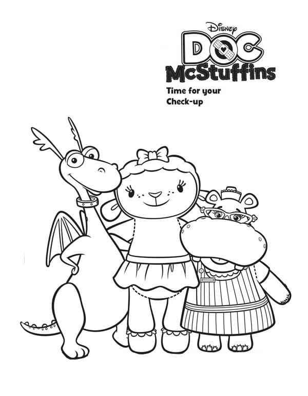Free printable Doc McStuffins coloring page #187240 from Cartoons and Animated Shows collection