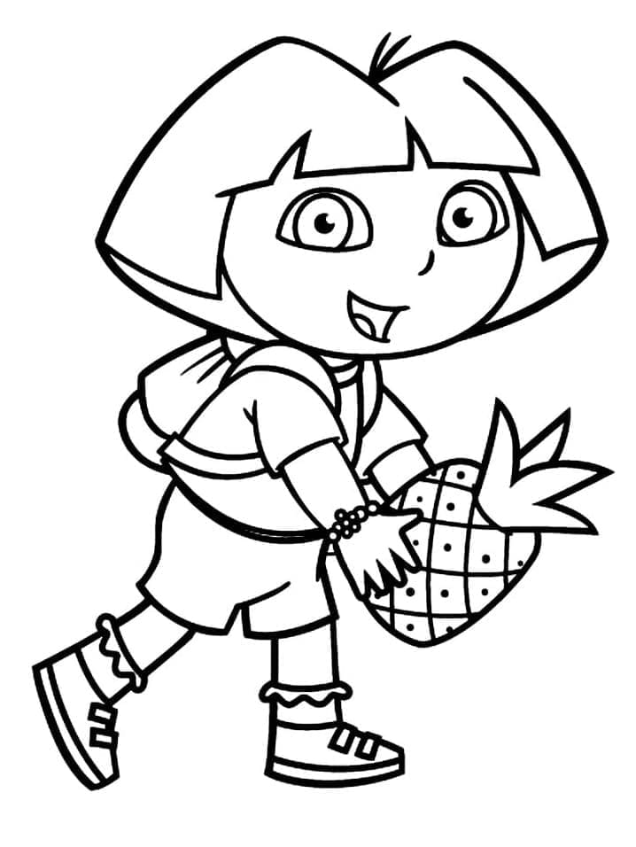Free printable Dora the Explorer coloring page #189772 from Cartoons and Animated Shows collection