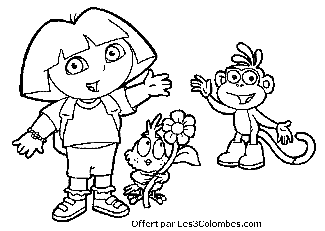 Free printable Dora the Explorer coloring page #29949 from Cartoons and Animated Shows collection Free printable Dora the Explorer coloring page #29949 from Cartoons and Animated Shows collection