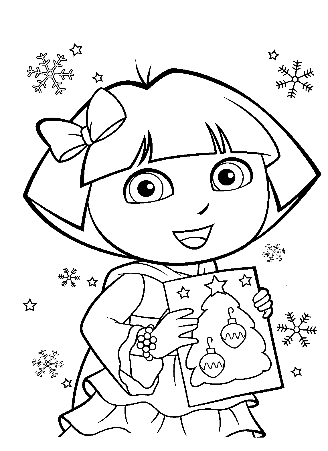 Free printable Dora the Explorer coloring page #30020 from Cartoons and Animated Shows collection