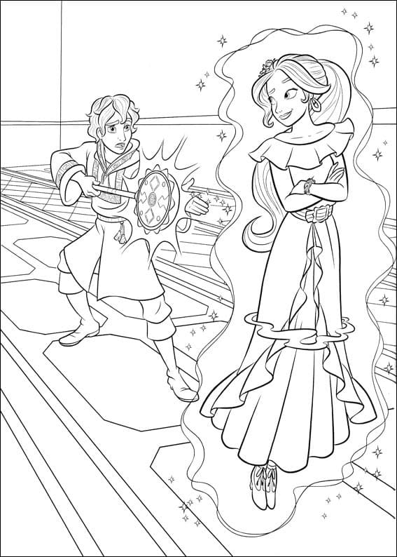 Free printable Elena of Avalor coloring page #187263 from Cartoons and Animated Shows collection