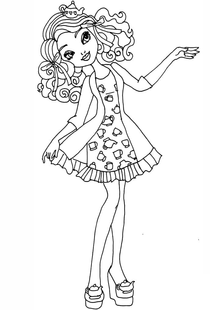 Free printable Ever After High coloring page #207974 from Cartoons and Animated Shows collection