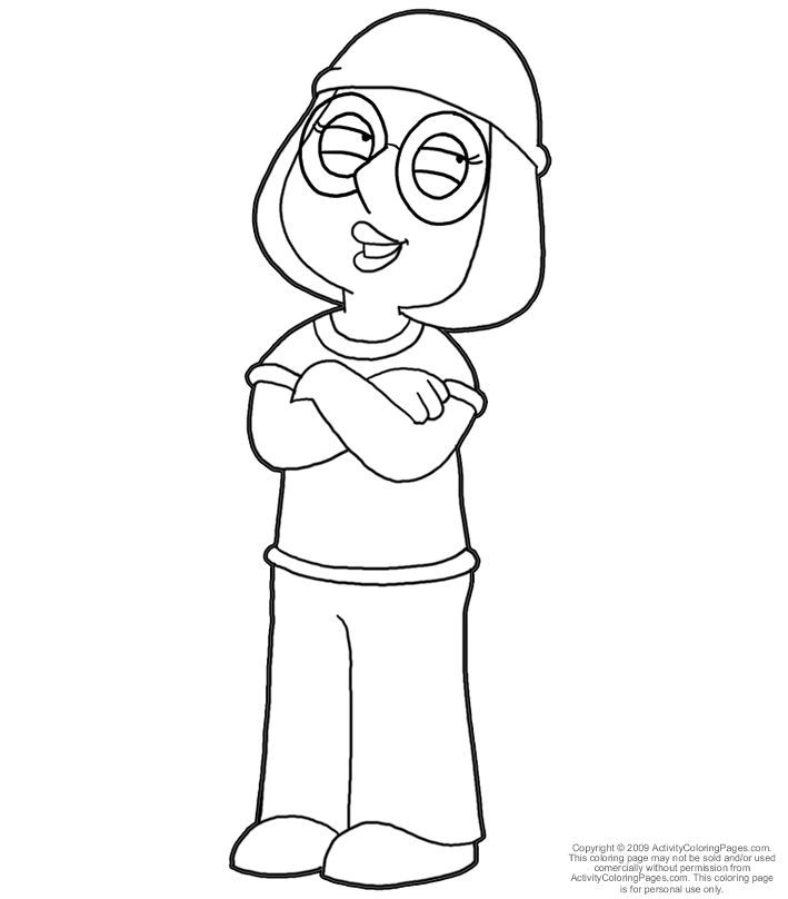 Free printable Family Guy coloring page #48717 from Cartoons and Animated Shows collection