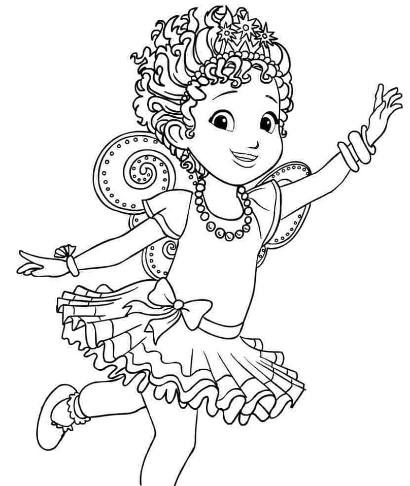 Free printable Fancy Nancy coloring page #208445 from Cartoons and Animated Shows collection