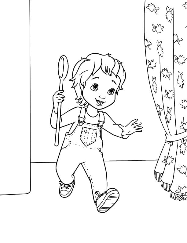 Free printable Fancy Nancy coloring page #208448 from Cartoons and Animated Shows collection